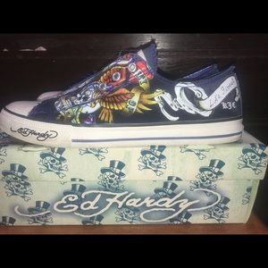 Ed hardy men shoes LAPD *RARE*